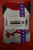 Kirkland Signature Kid’s 4pc Pyjama Set Size: 10 years