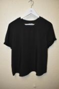 *Hilary Radley Black Short Sleeve Top Size: M