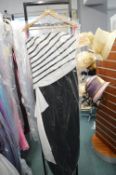 *Black & White Striped Dress Size: 10 RRP: £110