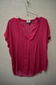 *Hilary Radley Pink Short Sleeve Top Size: M