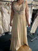 *Capture by Hermione Champagne Ball Gown Size: 16