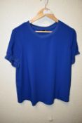 *Hilary Radley Blue Short Sleeve Top Size: M