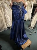 *Gorgeous by Hermione Blue Prom Dress Size: 10