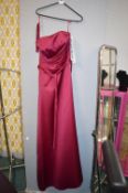 *Pure Bridal Burgundy Strapless Dress Size: 8