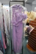 *Lilac Jewel Three Piece Skirt, Top, & Scarf Set Size: 10