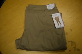 *Mondetta Beige Lined Cargo Pants Size: 12