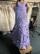 *Hermione Lilac Prom Dress Size: 2 RRP: £399