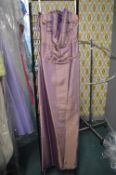 *Plum Mae Strapless Bridesmaid Dress Size: 10