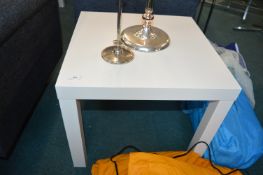 *White Square Occasional Table