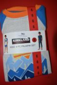 Kirkland Signature Kid’s 4pc Pyjama Set Size: 6 years