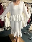 *White Long Sleeved Dress