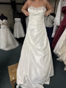 *Eternity Bride Ivory & Sequin Wedding Gown Size: 6 RRP: £699