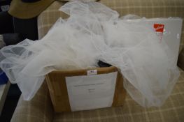 *Box of Veil and Underskirt Materials