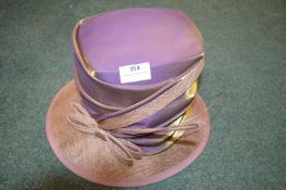 *Lady’s Lilac & Gold Hat