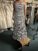 *Jessica McClintock Grey Prom Dress Size: 12