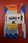 Kirkland Signature Kid’s 4pc Pyjama Set Size: 6 years