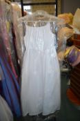 *Ellie Child’s White Bridesmaid Dress Size: 9 years RRP: £99