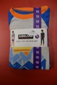 Kirkland Signature Kid’s 4pc Pyjama Set Size: 10 years