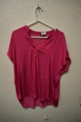*Hilary Radley Pink Short Sleeve Top Size: L