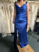 *Capture by Hermione Blue Full Length Prom Dress Size: 12