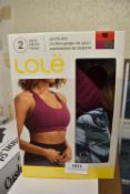 *Lole Sports Bras 2pk Size: M