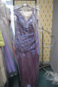 *Two Tone Purple Twist Dress Size: 14/16
