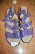 *Pair of Purple Sandals Size: 6
