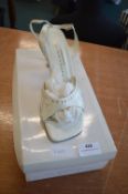 *Pair of Lady’s Bridal Shoes Size: EU 38
