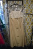 *Champagne Bridesmaid Dress (matching lot 208)