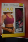 *Lole Sports Bra 2pk Size: S