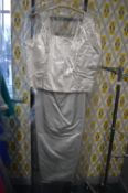 *Silver Blue Tow Piece Wedding Dress (requires completion)