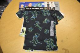 Pixar Kid’s 4pc Pyjama Set Size: 3T