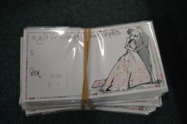 *Pack of 50 Wedding Gift Envelopes