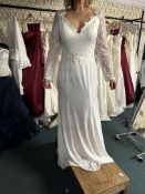 *Signature by Hermione Ivory Wedding Dress Size: 12 RRP: £825