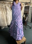 *Hermione Lilac Prom Dress Size: 4 RRP: £399