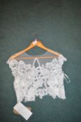 *Lace Illusion Jacket Overlay Size: 10 RRP: £225
