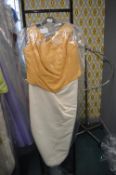 *Gold & Cream Skirt 7 Top Set Size: 20