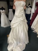 *Eternity Bride Ivory & Silver Wedding Gown Size: 6 RRP: £799