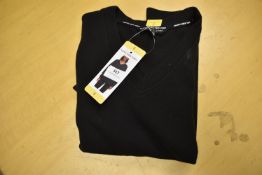 *Marc New York Black V-Neck Top Size: S