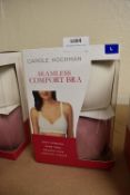 *Carole Hochman Seamless Comfort Bra 2pk Size: L