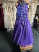 *Fairy Godmother by Hermione Satin Prom Dress Size: 8 RRP: £399