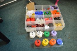 *Sixteen Compartment Storage Box Containing Coat Hanger Dress Size Cubes