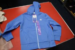 Champion Kid’s Light Blue Hoodie Size: 5-6 years