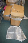 *Four Boxes of Clear Plastic Dust Covers for Prom Dresses and Gowns