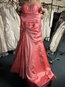 *Gorgeous by Hermione Coral Prom Dress Size: 10 RRP: £399