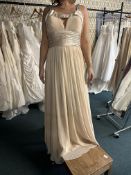 *Capture by Hermione Champagne Ball Gown Size: 14