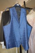 *Gent’s Black & Blue Waistcoat Size: 46?