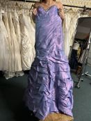 *Fairy Godmother by Hermione Purple Prom Dress Size: 4 RRP: £399