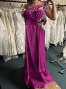 *Capture by Hermione Magenta Prom Dress Size: 8 RRP: £279