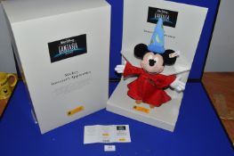 Steiff Disney Fantasia “Mickey Mouse Sorcerer’s Apprentice” Certificate No. 3182 Item No. 651519